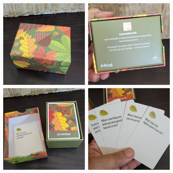 Girlfriend Table Topics Conversation Cards - 4 Categories - Picture 2 of 2